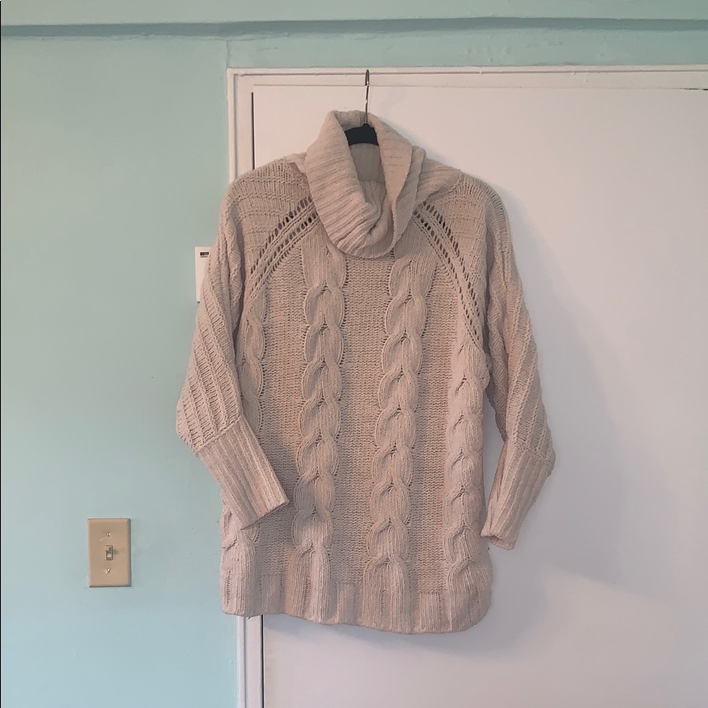 Cozy Cream Cable Knit Sweater